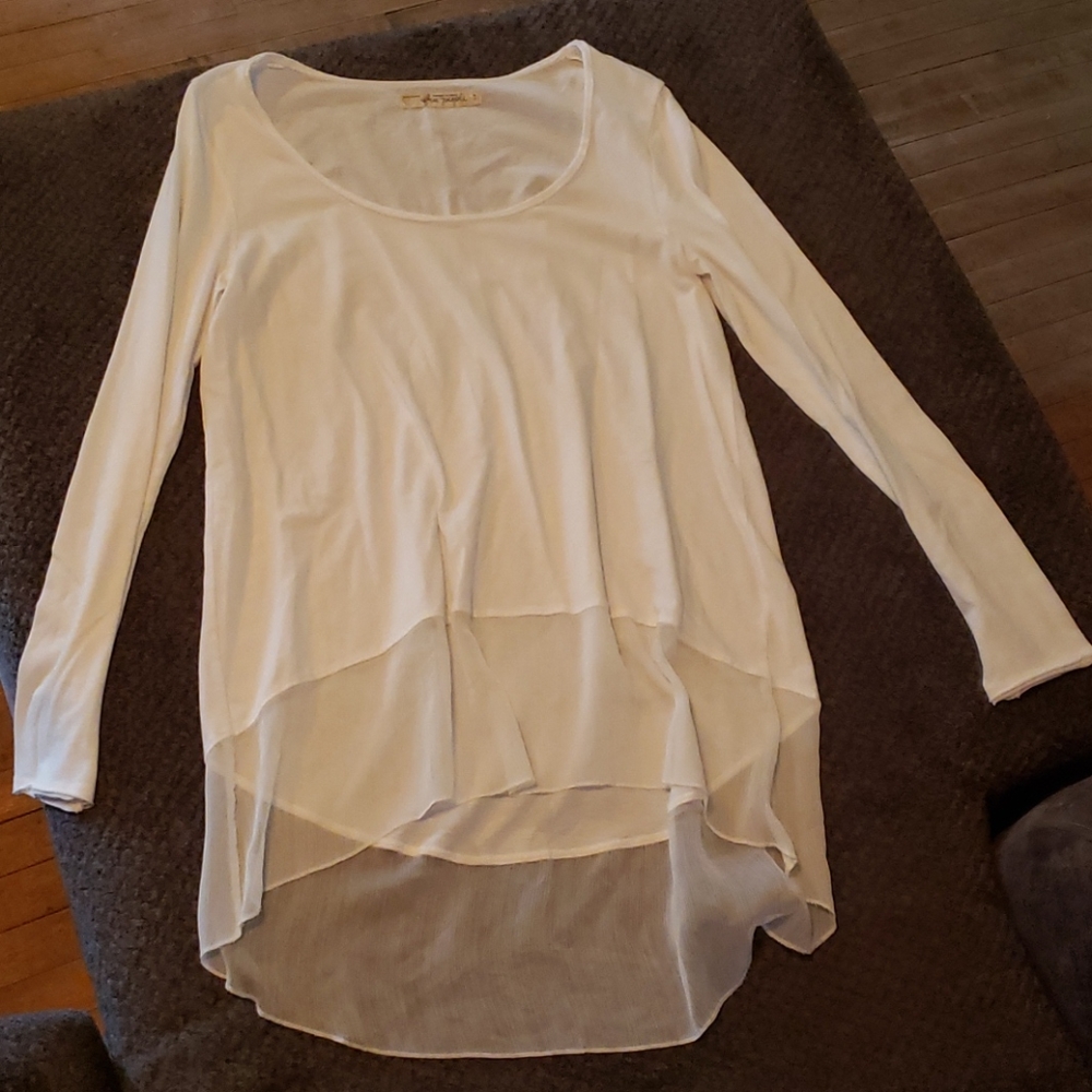 FREE PEOPLE long sleeve shirt/tunic! Size Small